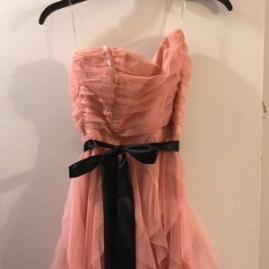 Strapless Hi-Low prom dress!